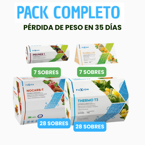 Pack Reductor 35 días FUXION