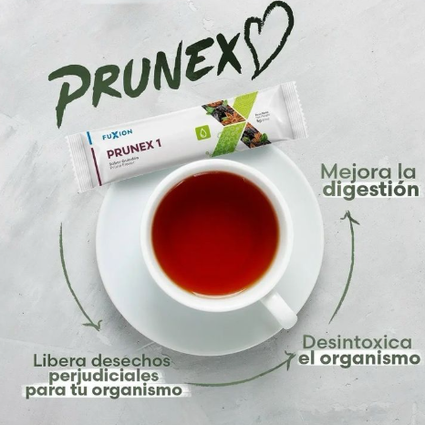 PRUNEX 1 DE FUXION-Desinflama, Limpia y Desintoxica el Sistema digestivo